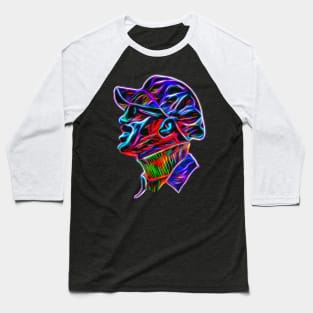 Stevie Wonder Colorful Pop Art Neon Style Baseball T-Shirt